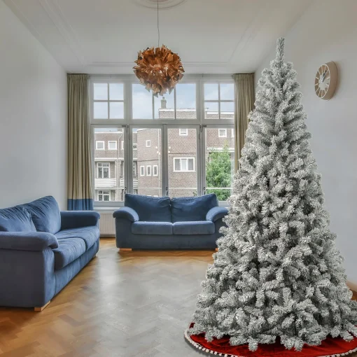 7.5 ft. Acacia Flocked Tree
