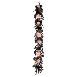 6 ft. Halloween Cute and Creep Garland with LED Lights