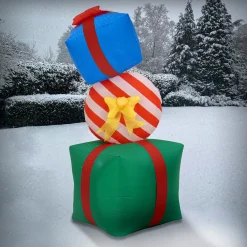 6 ft. Inflatable Blow Up Giftbox Combination