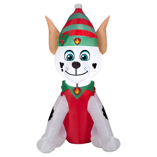 3.5 ft. Inflatable Elf Paw Patrol Marshall Dalmatian with LED Lights