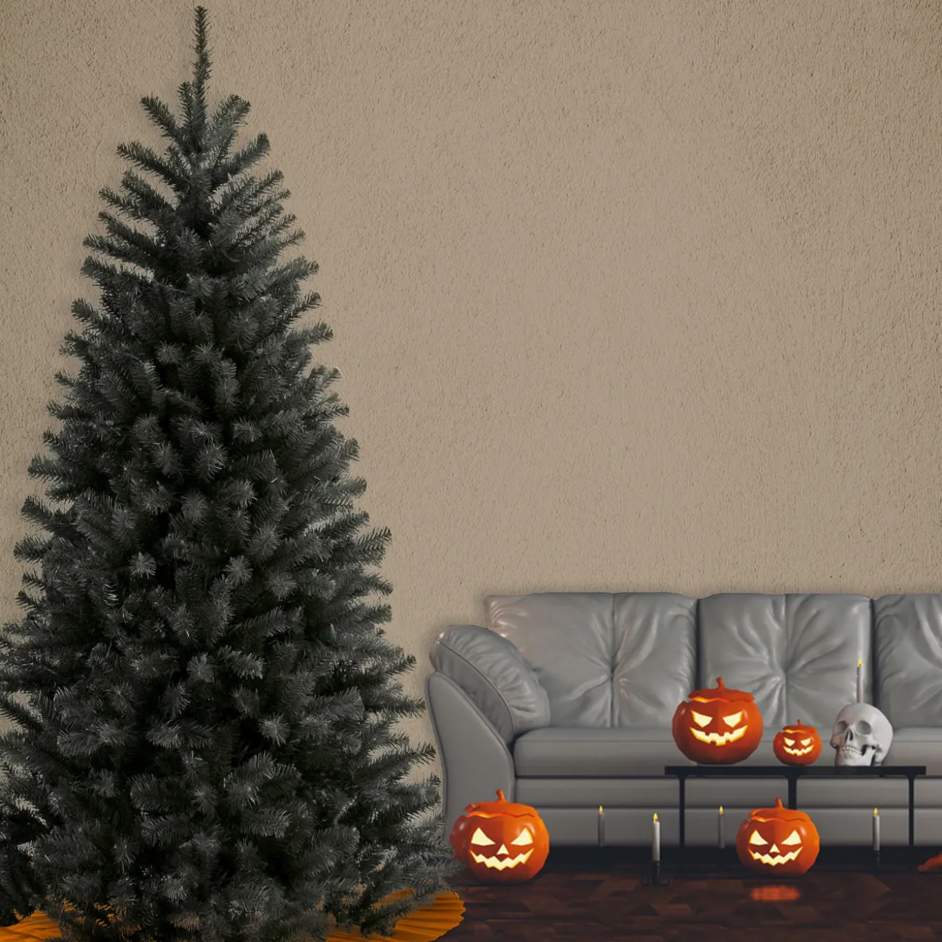 6.5 ft. North Valley Spruce Black Tree