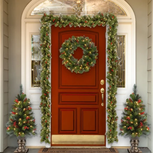 4 ft. Pre-Lit Crestwood Spruce Tree with Clear Lights