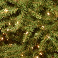 9 ft. Pre-Lit Dunhill Fir Slim Tree with Clear Lights