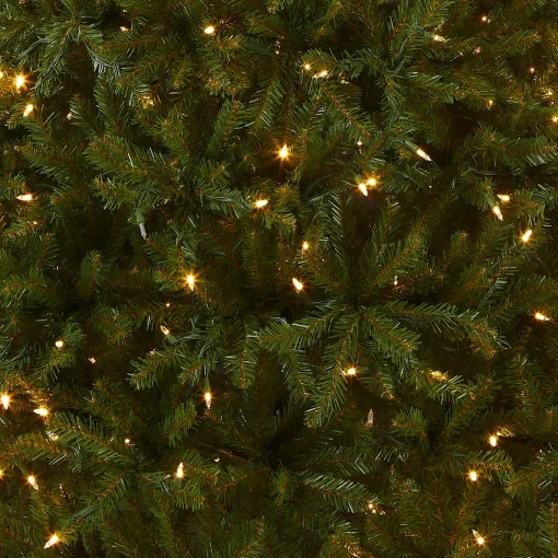 7 ft. Pre-Lit Dunhill Fir Tree with PowerConnect Dual Color LED Lights