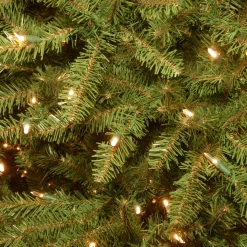 7.5 ft. Pre-Lit Dunhill Fir Tree with White Lights