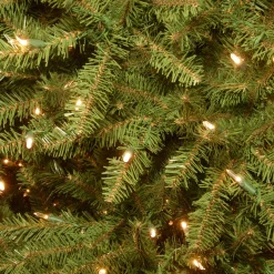 7.5 ft. Pre-Lit Dunhill Fir Tree with White Lights