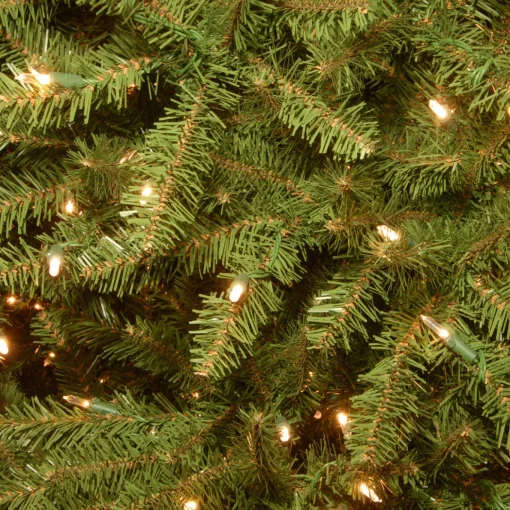 7.5 ft. Pre-Lit Dunhill Fir Tree with White Lights