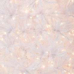 6.5 ft. Pre-Lit Dunhill Fir White Tree with Clear Lights