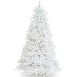 6.5 ft. Pre-Lit Dunhill Fir White Tree with Clear Lights