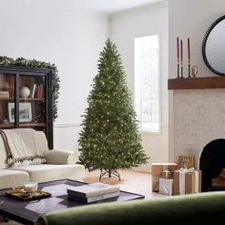 7.5 ft. Pre-Lit Grande Fir Medium Tree with Clear Lights