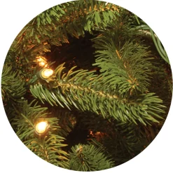 7.5 ft. Pre-Lit Grande Fir Medium Tree with Clear Lights