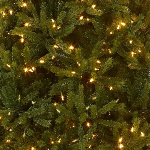 7.5 ft. Pre-Lit Jersey Fraser Fir Medium Tree with Dual Color LED Lights