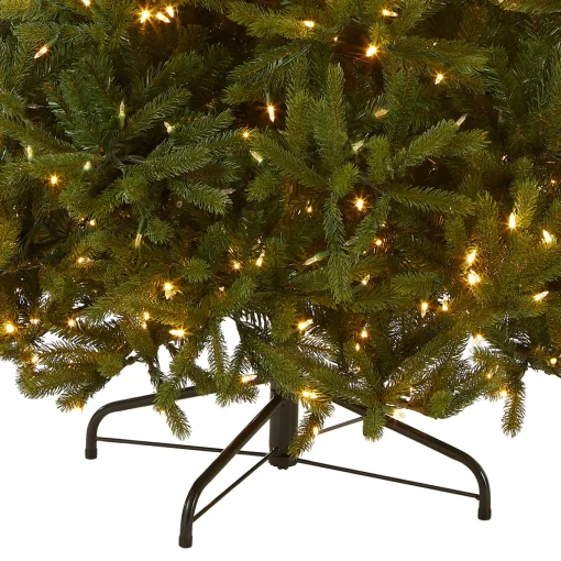 7.5 ft. Pre-Lit Jersey Fraser Fir Medium Tree with Dual Color LED Lights