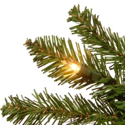 7.5 ft. Pre-Lit Kingswood Fir Pencil Tree with Clear Lights