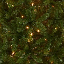 6.5 ft. Pre-Lit Kingswood Fir Pencil Tree with Clear Lights