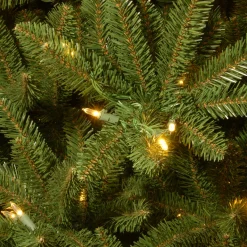 10 ft. Pre-Lit Natural Fraser Slim Fir Tree with Clear Lights