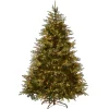 9 ft. Pre-Lit Nordic Spruce Medium Tree with Clear Lights