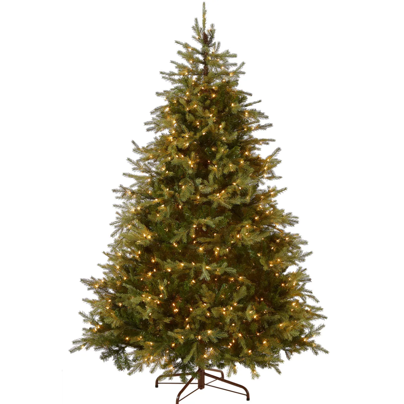 9 ft. Pre-Lit Nordic Spruce Medium Tree with Clear Lights