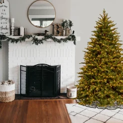 6.5 ft. Pre-Lit Nordic Spruce Tree with Clear Lights