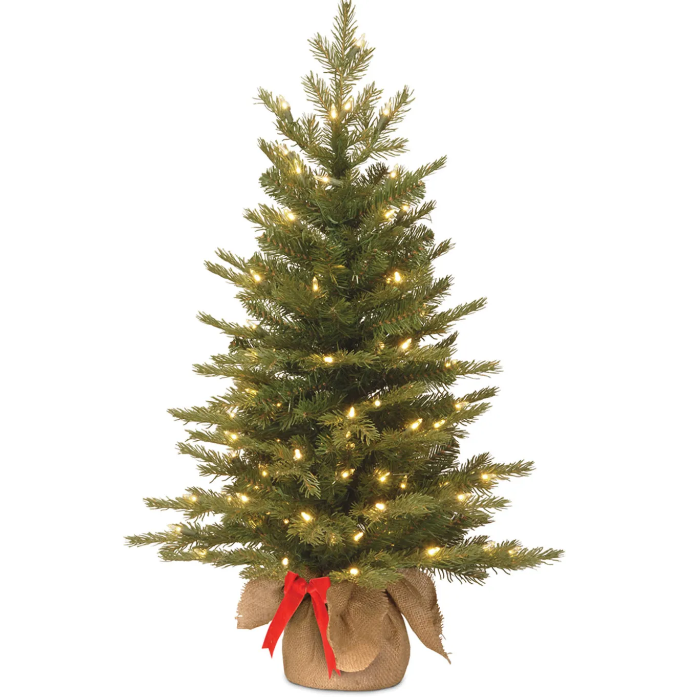 3 ft. Pre-Lit Nordic Spruce Tree with LED Lights