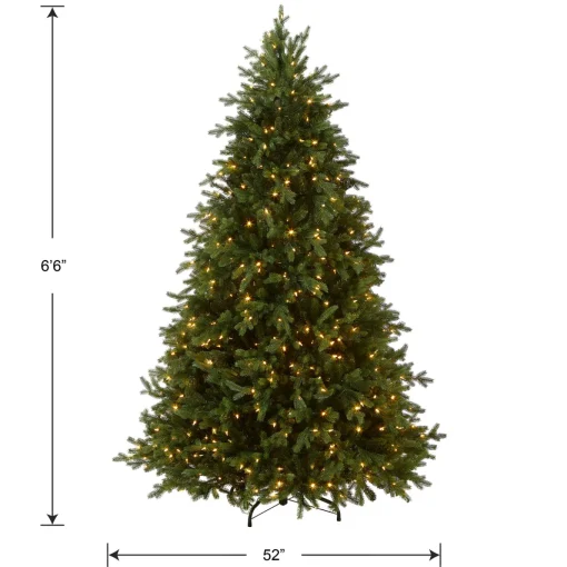 6.5 ft. Pre-Lit Princeton Fraser Fir Tree with PowerConnect Dual Color LED Lights