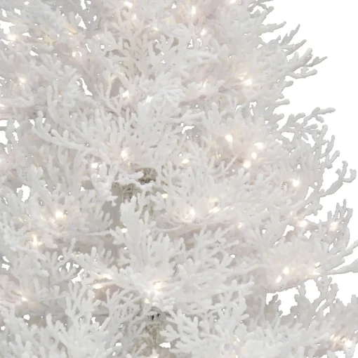 6.5 ft. Pre-Lit Sea Coral Tree with Warm White LED Lights