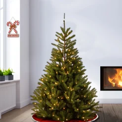 6.5 ft. Pre-Lit Topeka Spruce Tree with Clear Lights