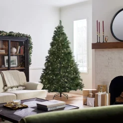 7.5 ft. Pre-Lit Winchester Pine Tree with Clear Lights