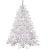 6 ft. Pre-Lit Winchester Pine White Tree with Clear Lights