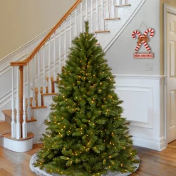 6.5 ft. Pre-Lit Winchester Pine Tree with Clear Lights