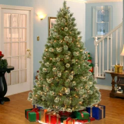 7.5 ft. Pre-Lit Wispy Willow Grande Medium Tree with Clear Lights