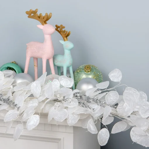 4 ft. Winter Frost White Garland