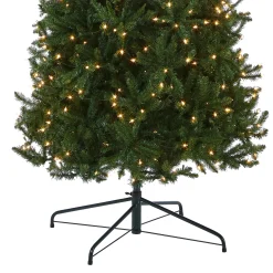 10 ft.Pre-Lit Kingswood Fir Pencil Slim Tree with Clear Lights