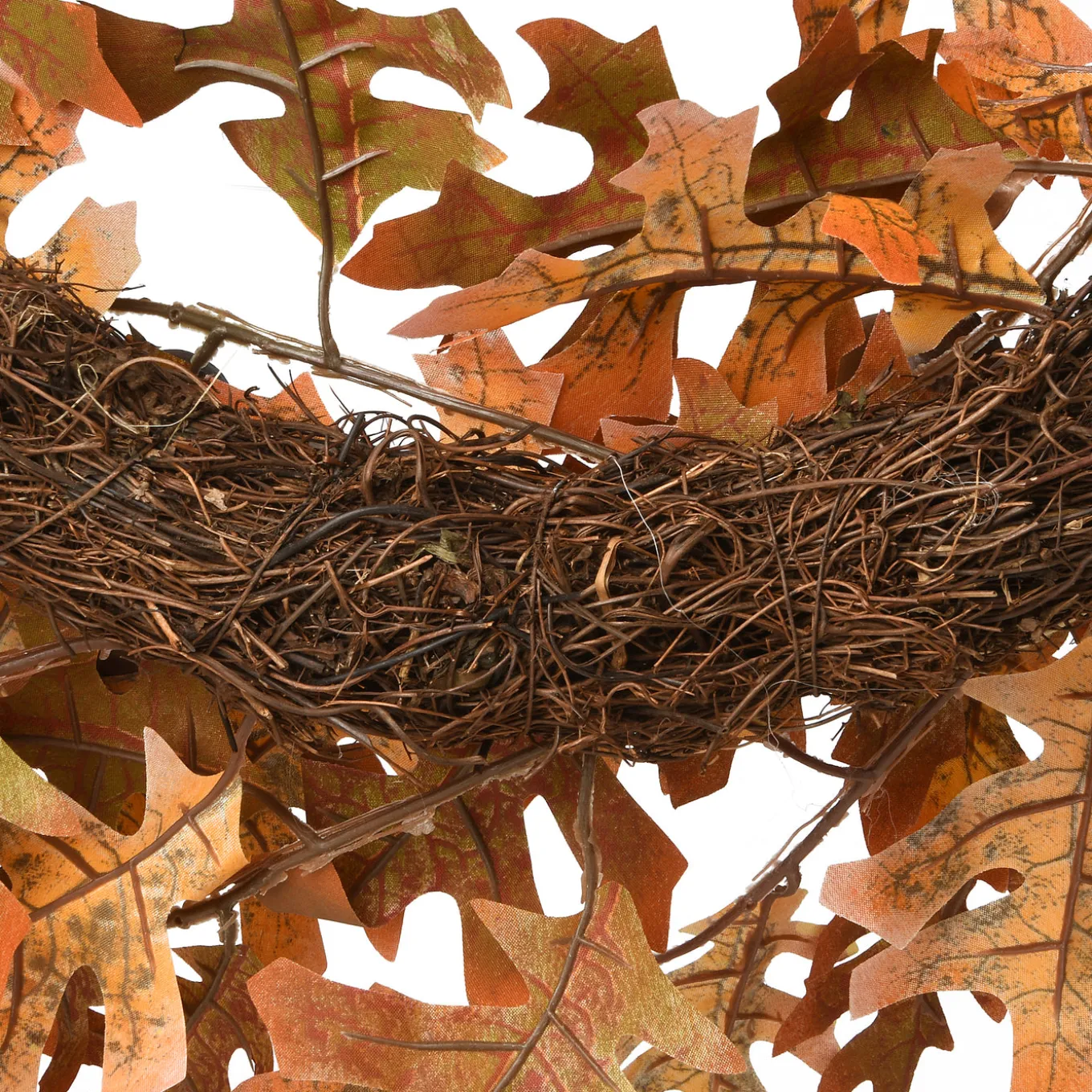 24 in. Fall Wreath with Acorns, Oak Leaves