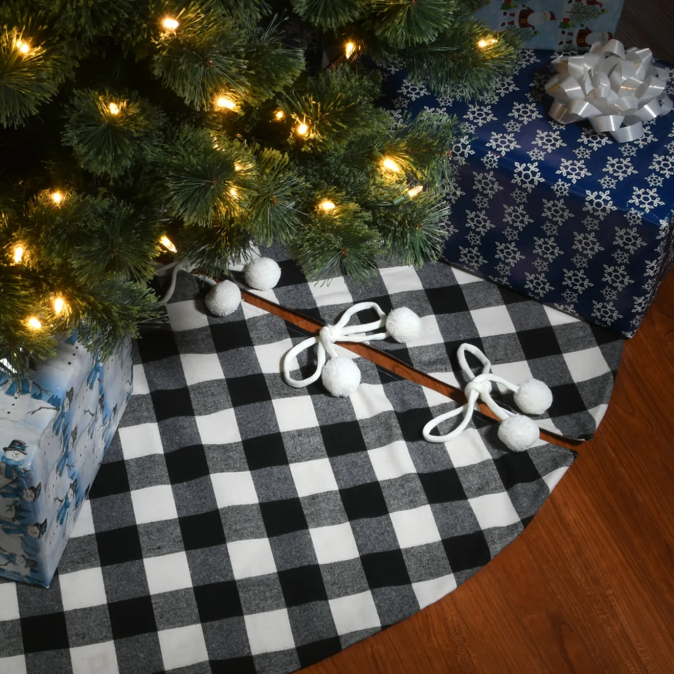 48 in. General Store Collection Plaid Tree Skirt
