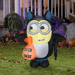 42 in. Halloween Dave in Bat Costume Airblown Inflatable Decoration