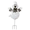 32 in. Halloween Pre-Lit Boo Ghost Lawn Decoration with LED Lights