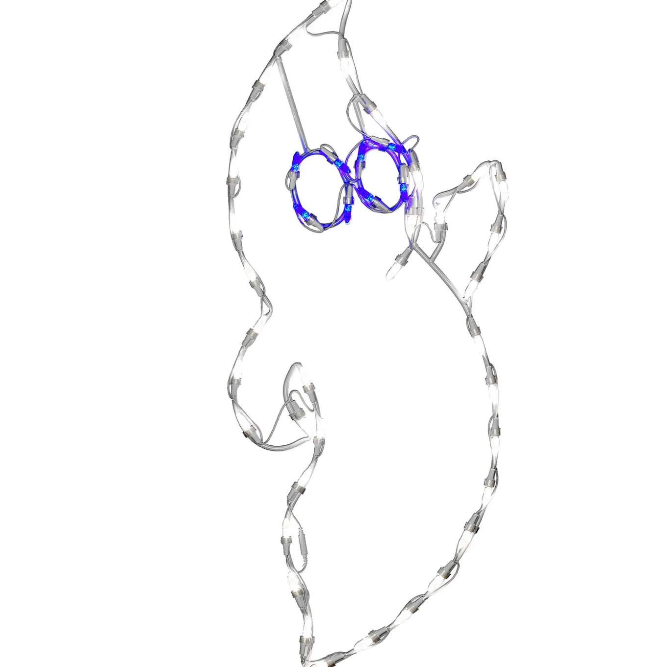 31 in. Hallowen Friendly Ghost Lighted Sign Decoration with LED Lights