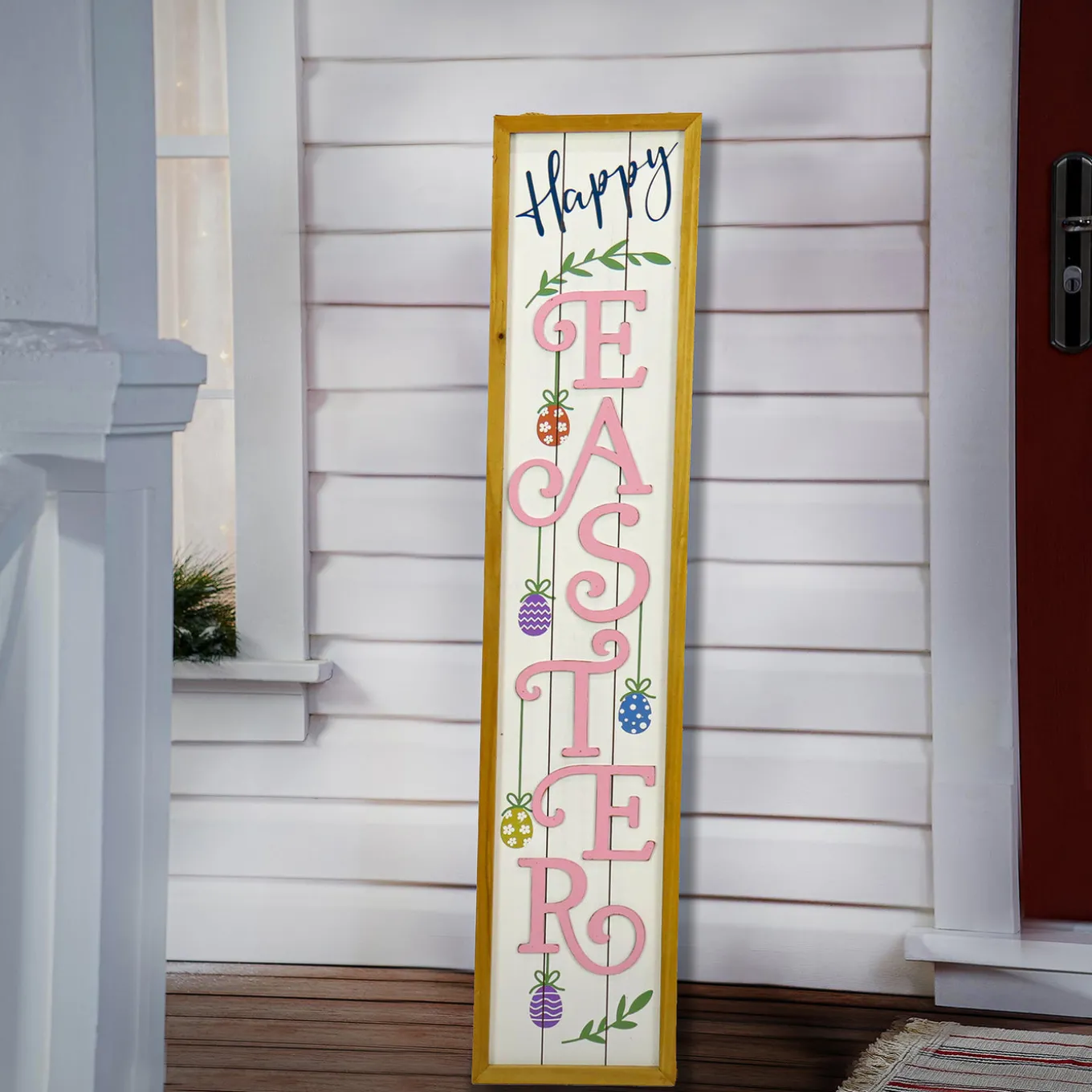 43 in. Happy Easter Sign Porch Decoration