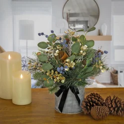 17 in. HGTV Home Collection Swiss Chic Arrangement