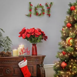 5 in. HGTV Home Collection Evergreen JOY Wall Decoration