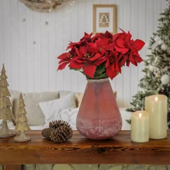 13 in. HGTV Home Collection Buried Vase, Rust