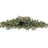 60 in. HGTV Home Collection Swiss Chic Mantle Swag