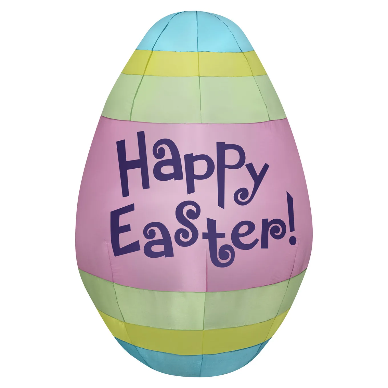 66 in. Inflatable Happy Easter Egg Decoration