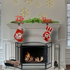 8.7 in. Peace Stocking Holder