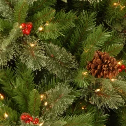30 in. Pre-Lit Colonial Fir Wreath with Clear Lights