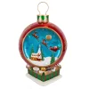 34 in. Santas Sleigh Ornament with Multicolor Lights and Music