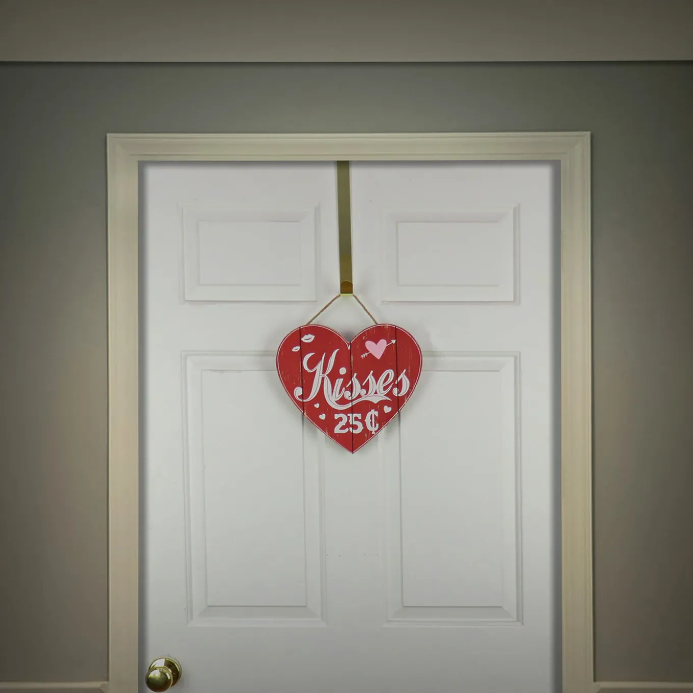 11 in. Valentine's 'Kisses' Wall Decor