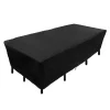 108 in. Waterproof Patio Furniture Cover with Rope and Metal Buckles