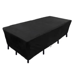 108 in. Waterproof Patio Furniture Cover with Rope and Metal Buckles